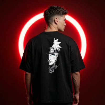 Men's Stylish Premium Drop Shoulder - Black